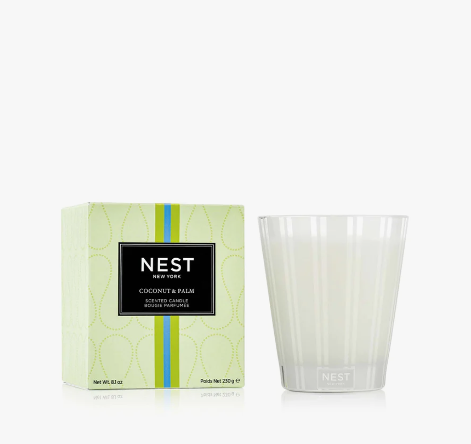 Nest Classic Candle 8.1oz Candles in Coconut & Palm at Wrapsody