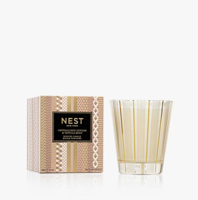 Nest Classic Candle 8.1oz Candles in Ginger & Vanilla Bean at Wrapsody