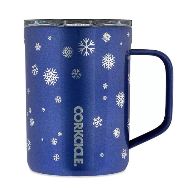 Corkcicle Mug 16oz Drinkware in Snowfall Blue at Wrapsody