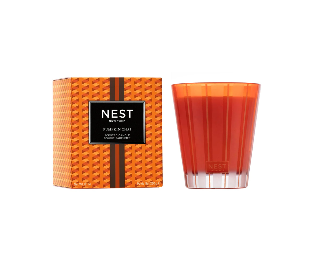 Nest Classic Candle 8.1oz Candles in Pumpkin Chai at Wrapsody