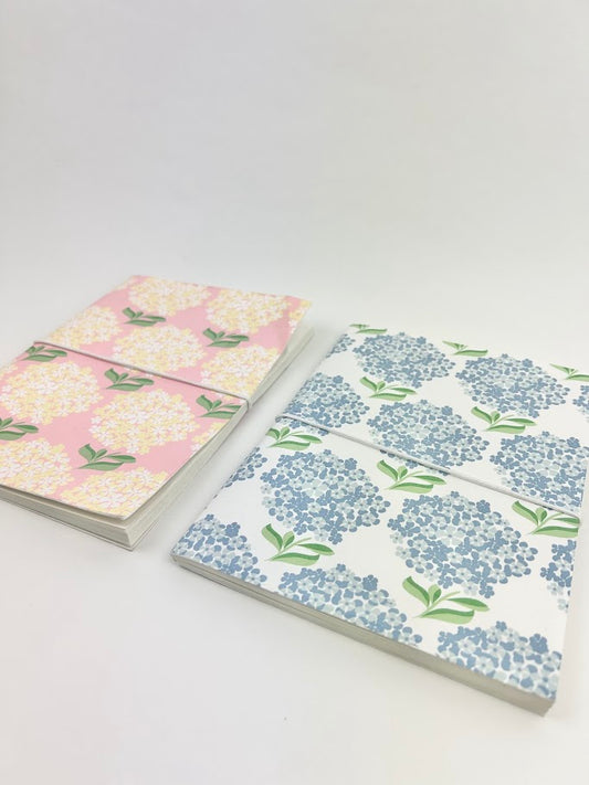 Hydrangea Large Notebook Assorted Paper in  at Wrapsody