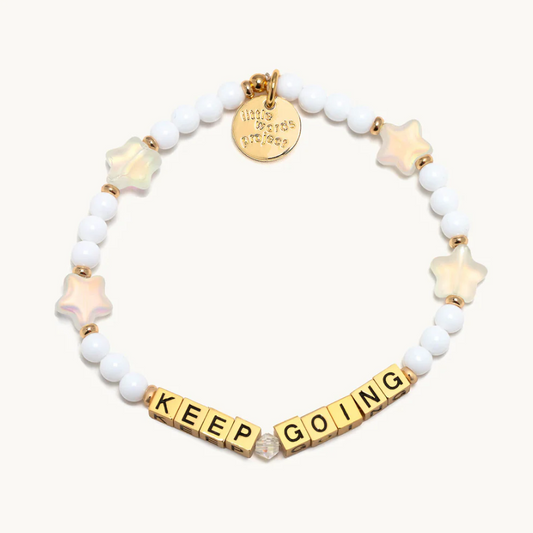 Little Word Project Keep Going Gold Bracelet S/M