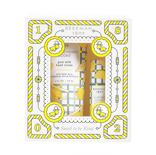 Beekman Gift Set in Almond Honey Cookie Bath & Body in  at Wrapsody
