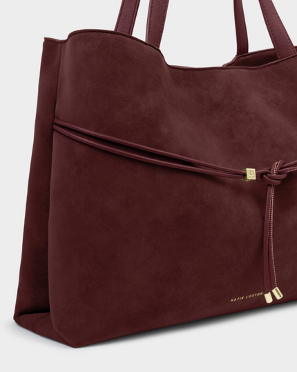 Lori Tote Bag in Bitter Burgundy
