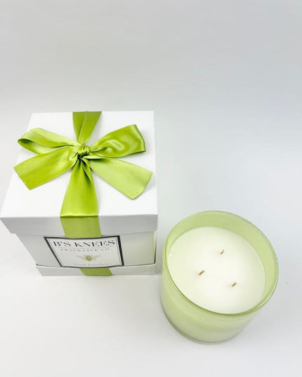 B's Knees 3-Wick Candle in Fresh Bamboo Candles in  at Wrapsody