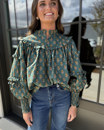 Dreaming of Fall Blouse Tops in  at Wrapsody