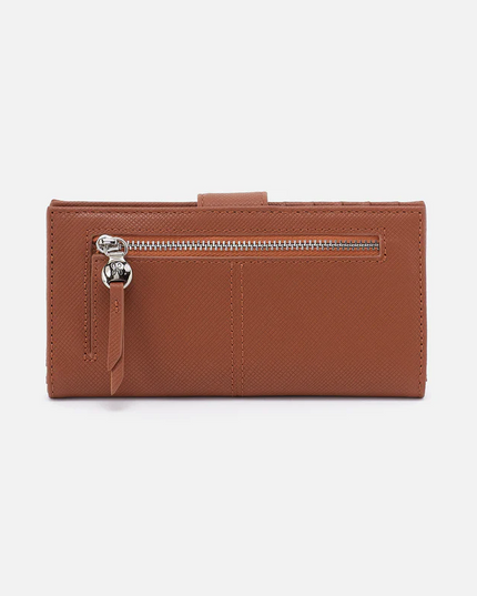 Hobo Essential Bifold Wallet in Lion Saffiano Wallets in  at Wrapsody