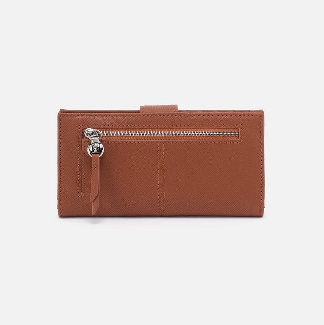 Hobo Essential Bifold Wallet in Lion Saffiano Wallets in  at Wrapsody