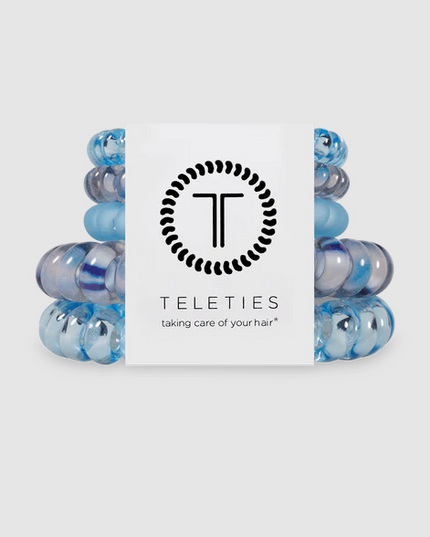 Teleties Blue Lagoon Hair Ties Mix Pack Hair Accessories in at Wrapsody