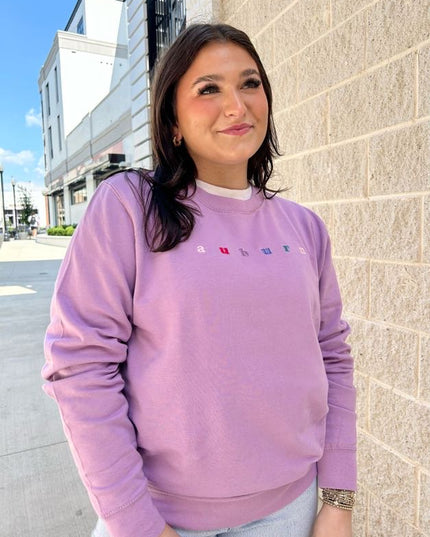 Auburn Rainbow Sweatshirt Tops in  at Wrapsody