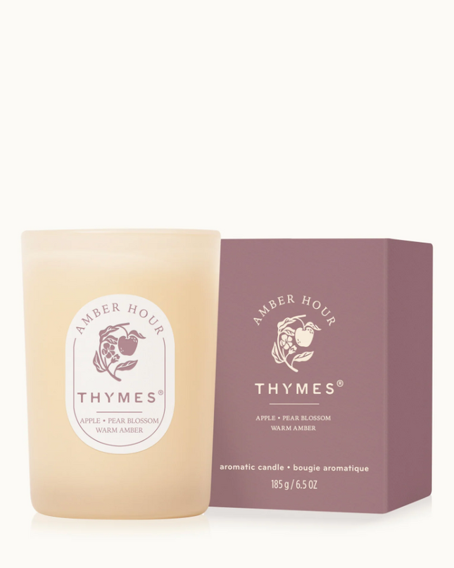 Thymes Poured Candle Amber Hour Candles in at Wrapsody