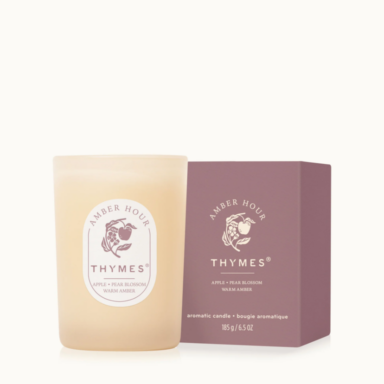 Thymes Poured Candle Amber Hour Candles in at Wrapsody