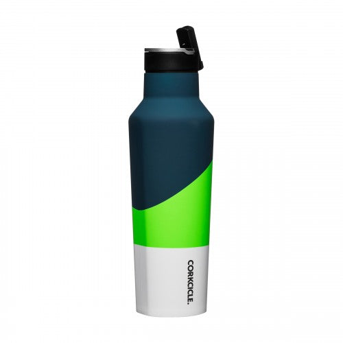 Corkcicle A Sport Canteen 20oz Drinkware in Electric Green at Wrapsody