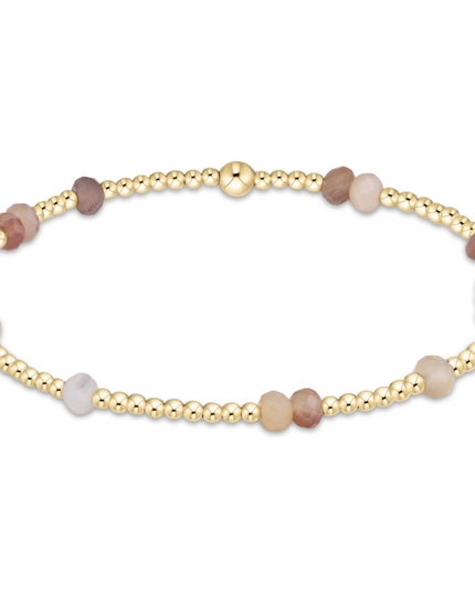 Extends Hope Unwritten Gemstone 4mm Bracelet Botswana Agate