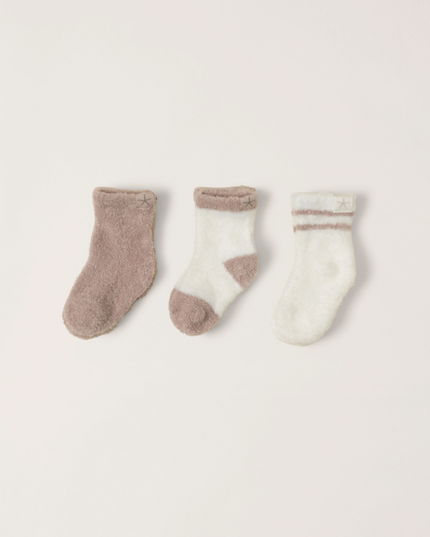 Barefoot Dreams Infant Sock Set - Faded Rose Baby in  at Wrapsody