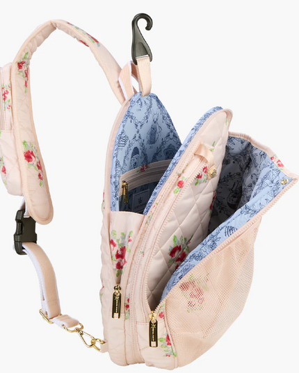 Oliver Thomas Tennis/Pickle Sling Pink Petal Bouquet Backpacks in  at Wrapsody