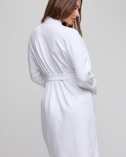 Barefoot Dreams Luxe Lounge Robe - Sea Salt Loungewear in at Wrapsody
