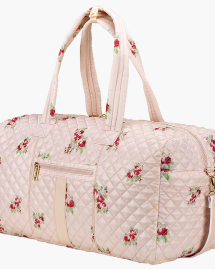 Oliver Thomas 24+7 Weekender Duffle Petal Pink Bouquet Luggage in  at Wrapsody