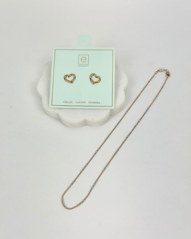 Enewton Love Blue Ice Duo Necklaces in at Wrapsody