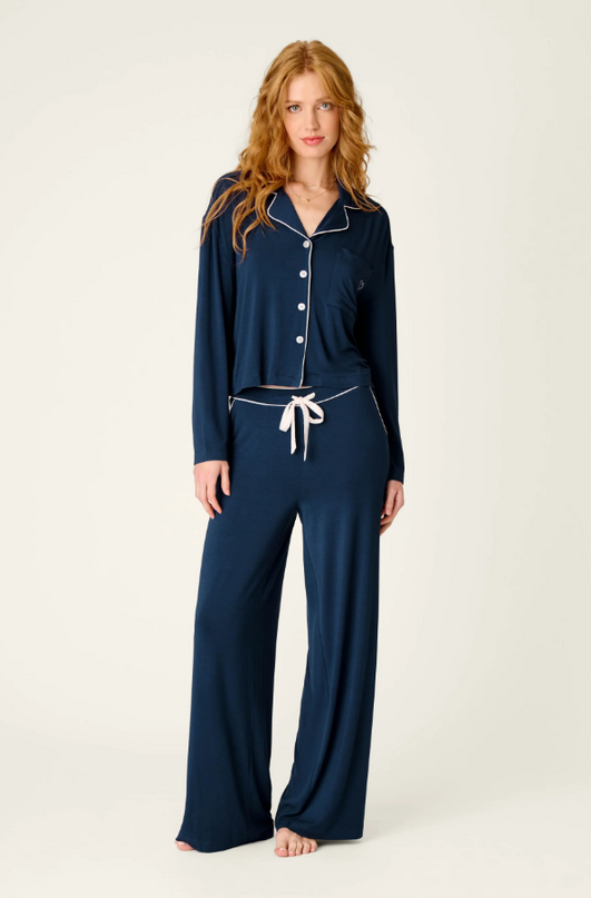 PJ Salvage Soiree Dreams Navy Set