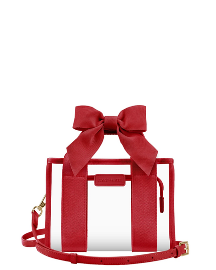 Case Mate Jelly Stadium Bag in Varsity Red Bow