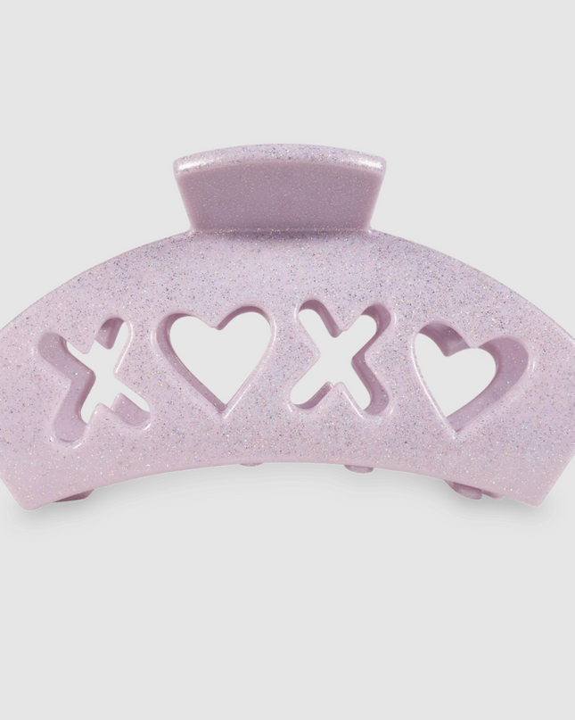 Teleties Sweet Talker Clip Medium - Purple Hair Accessories in at Wrapsody