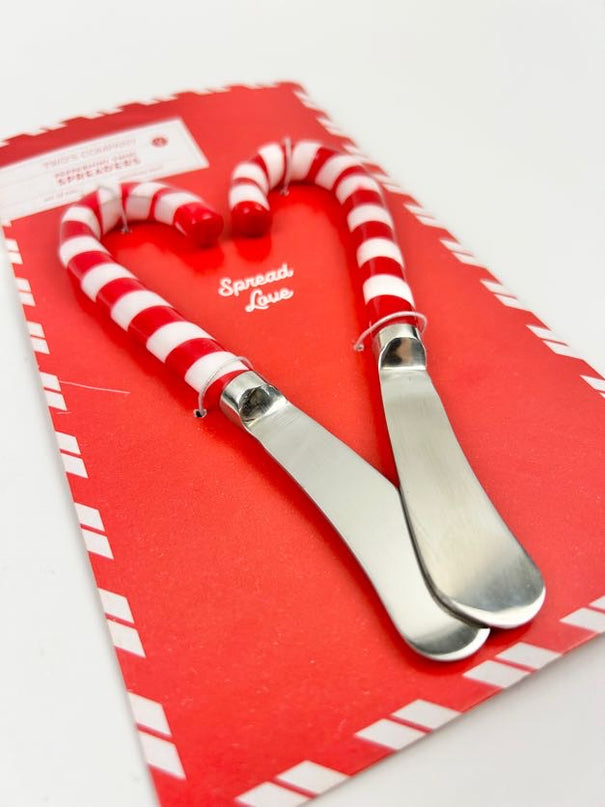 Peppermint Twist Spreaders Set of 2 Kitchen in  at Wrapsody