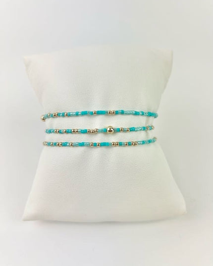 Enewton Gold Hope Unwritten - Turq It Girl Bracelets in  at Wrapsody