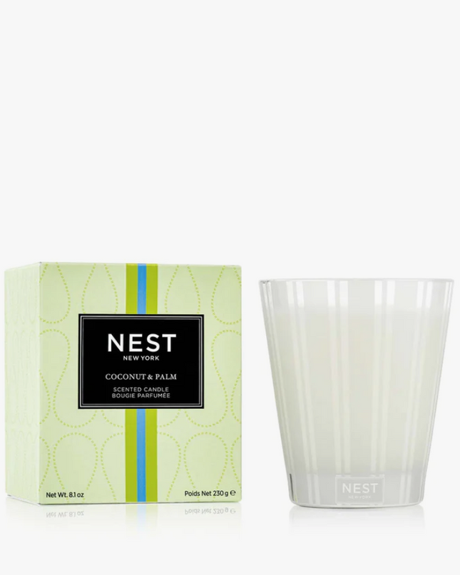 Nest Classic Candle 8.1oz Candles in Coconut & Palm at Wrapsody