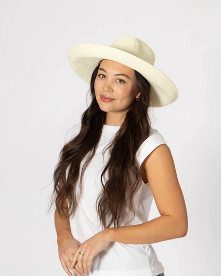 Ultrabraid Kettle Brim Fedora Hair Accessories in at Wrapsody