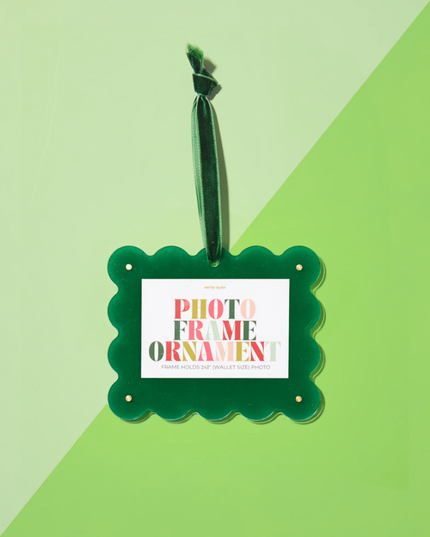 Acrylic Green Frame Ornament Home Decor in  at Wrapsody