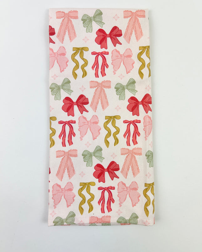 Bow Affair Tea Towel Kitchen Towels in  at Wrapsody