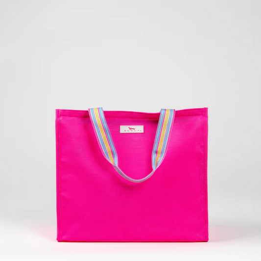 Scout Cold Shoulder Neon Pink Coolers in  at Wrapsody
