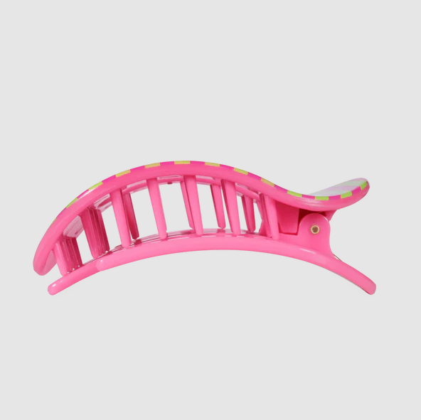 Teleties Summer Crush Round Flat Clip Large Hair Accessories in at Wrapsody