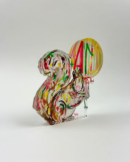 Sorority Acrylic Art Block Greek in Alpha Gamma Delta at Wrapsody