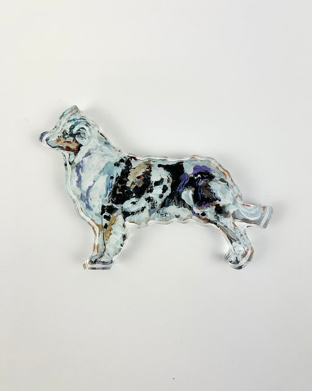 Australian Shepherd Acrylic Block Home Decor in  at Wrapsody