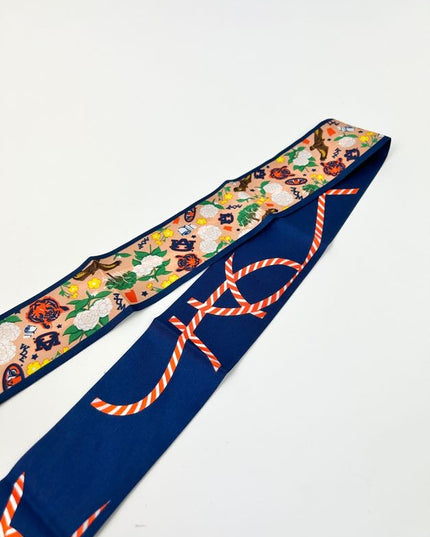 Auburn Twilly Silk Scarf Hair Accessories in  at Wrapsody