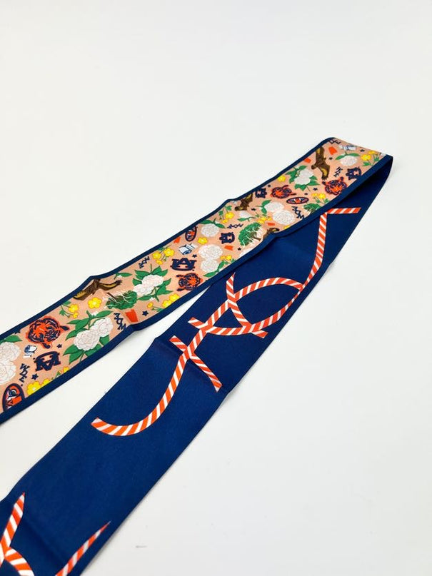 Auburn Twilly Silk Scarf Hair Accessories in  at Wrapsody