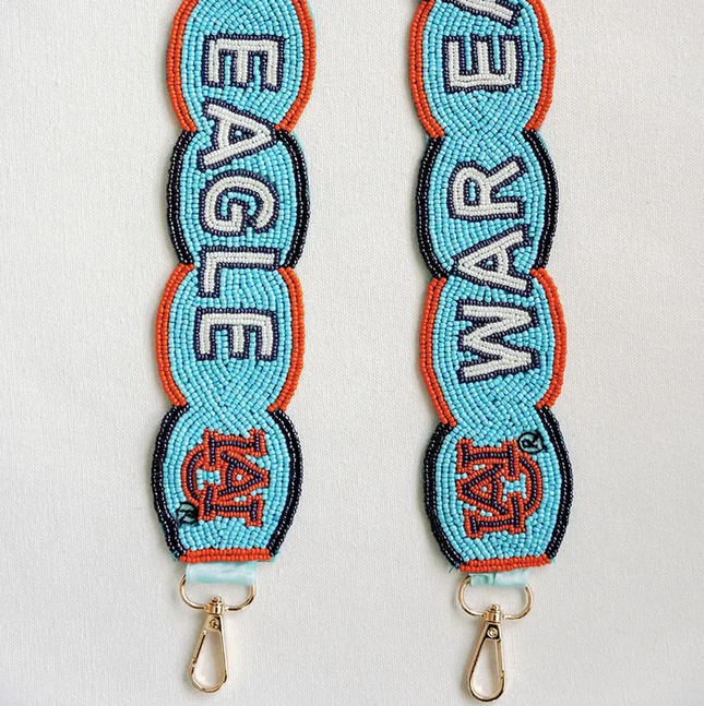 Auburn Beaded Scalloped Purse Strap