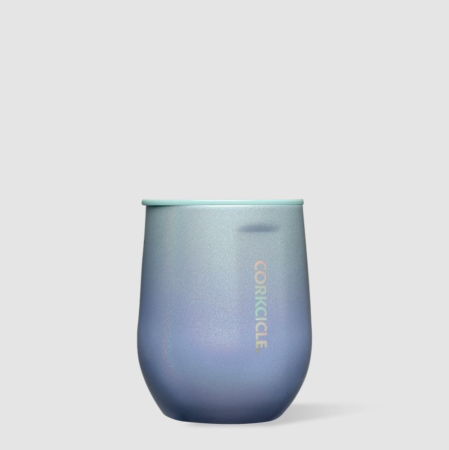 Corkcicle Stemless Wine 12oz Drinkware in Ombre Ocean at Wrapsody