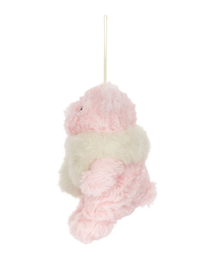 Jellycat Leola Bear Winter Warmer Decoration Soft Toys in at Wrapsody