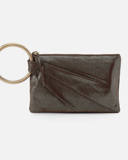 Hobo Shelia Ring Clutch in Coffee Galaxy Handbags in  at Wrapsody