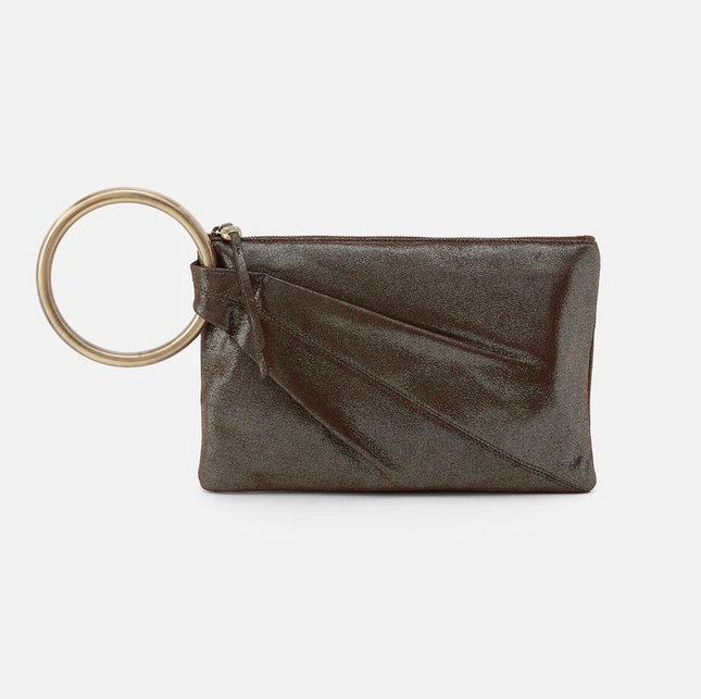 Hobo Shelia Ring Clutch in Coffee Galaxy Handbags in  at Wrapsody