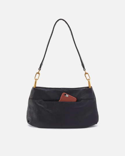 Hobo Vance Shoulder Crossbody in Black Handbags in  at Wrapsody