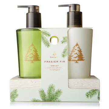 Frasier Fir Sink Set & Caddy Bath & Body in  at Wrapsody