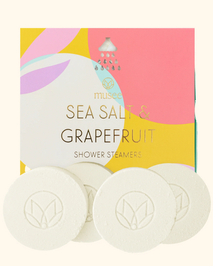 Musee Shower Steamers Bath & Body in Sea Salt/Grapefruit at Wrapsody