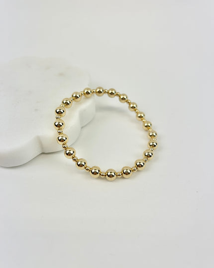 Enewton Classic Grateful 6mm Gold Bracelet Bracelets in  at Wrapsody