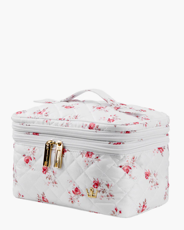 Oliver Thomas Not a Trainwreck Case White Rose Print Travel Accessories in at Wrapsody