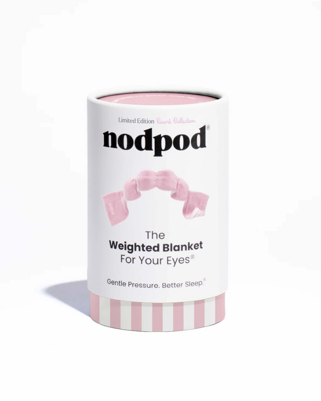 Nodpod Weighted Sleep Mask Pink Cabana