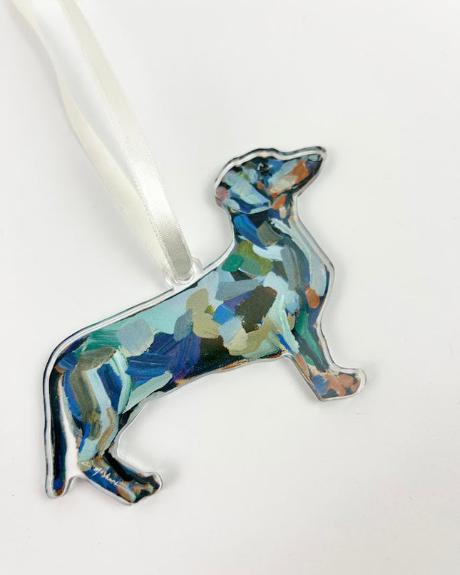 Dachshund Acrylic Ornament Home Decor in  at Wrapsody